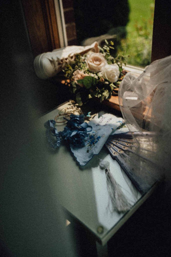 Romantic queer wedding photography with a vintage, film-inspired aesthetic