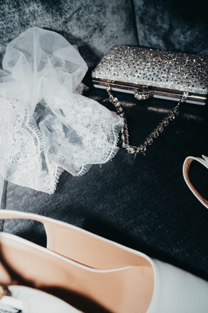 After-dark queer wedding moments photographed with flash in a modern documentary style